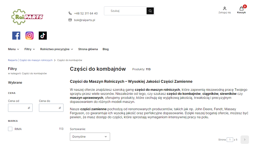Które części do kombajnów zużywają się najszybciej i od czego to zależy?